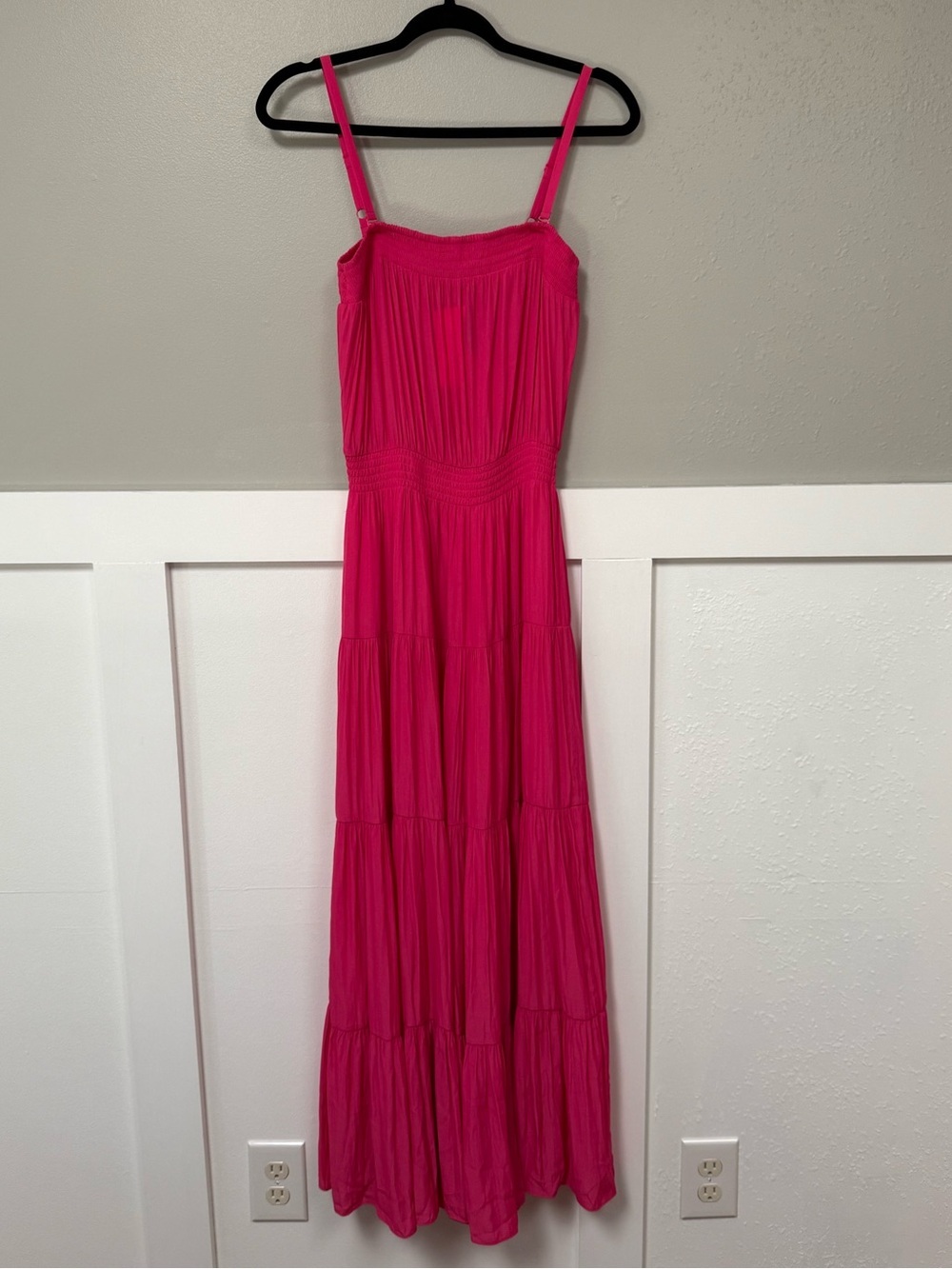 NWT Evereve Halle Satin Dress in Rasberry Sorbet - Picture 2 of 8